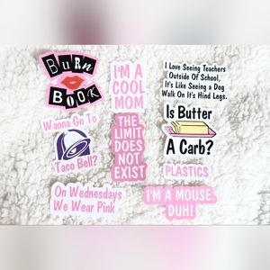 Mean Girls Mini Pack / Mean Girls Stickers / Burn Book / October 3rd / So Fetch